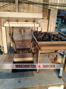 非标煤炭定量包装机,在我厂试机成功